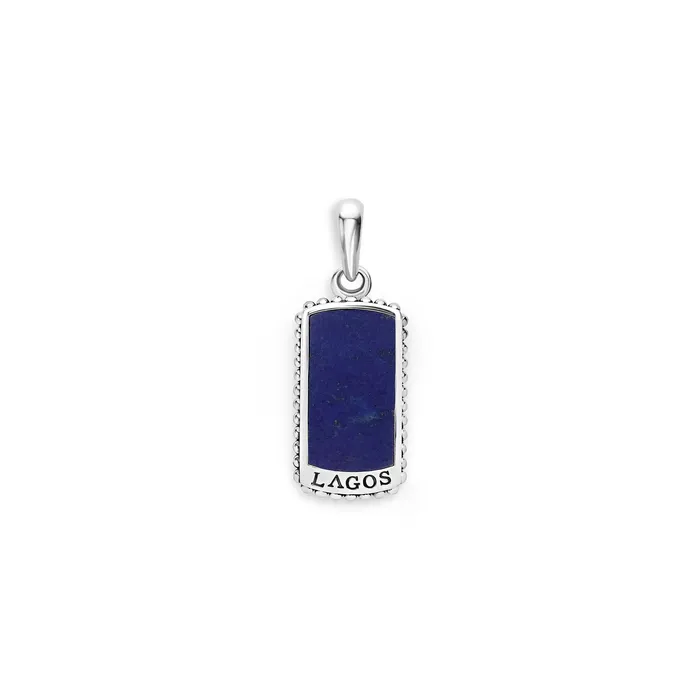 Earrings LAGOS Anthem Lapis Tag Amulet