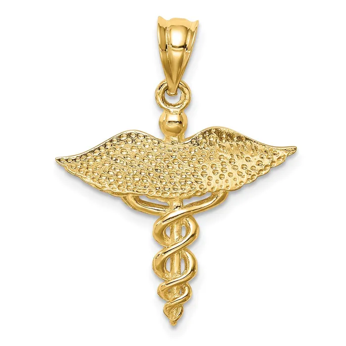 14k Yellow Gold Polished 3D Medical Pendant Goldia PreStyled Sets