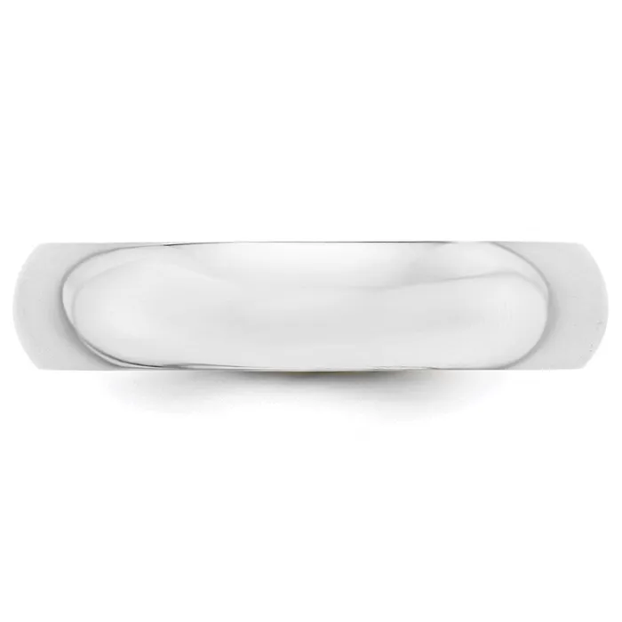 Goldia Rings Solid 14K White Gold 5mm Half Round MensWomens Wedding Band Ring Size 13 Goldia Rings Solid 14K White Gold 5mm Half Round MensWomens Wedding Band Ring Size 13