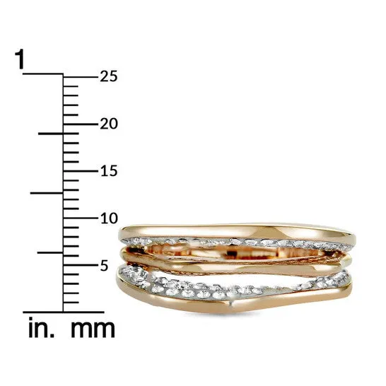 JMS always Rings Original Swarovski Hilly Rose Gold Plated Crystal Ring