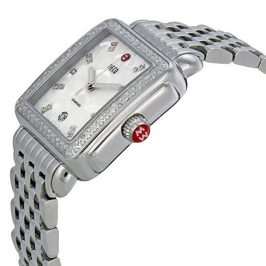 Original Michele Deco Signature Mother of Pearl Stainless Steel Ladies Watch MWW06T000075 JMS always Necklaces Original Michele Deco Signature Mother of Pearl Stainless Steel Ladies Watch MWW06T000075 JMS always Necklaces