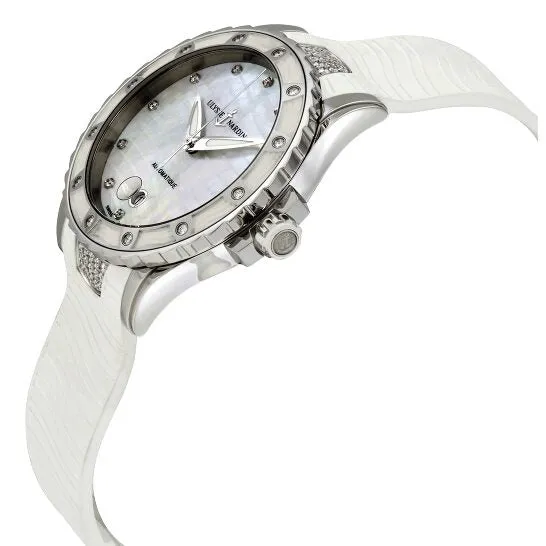 Original Ulysse Nardin Lady Diver Automatic Mother of Pearl Diamond Dial Ladies Watch 8153180E3C10 JMS always Watches Original Ulysse Nardin Lady Diver Automatic Mother of Pearl Diamond Dial Ladies Watch 8153180E3C10 JMS always Watches