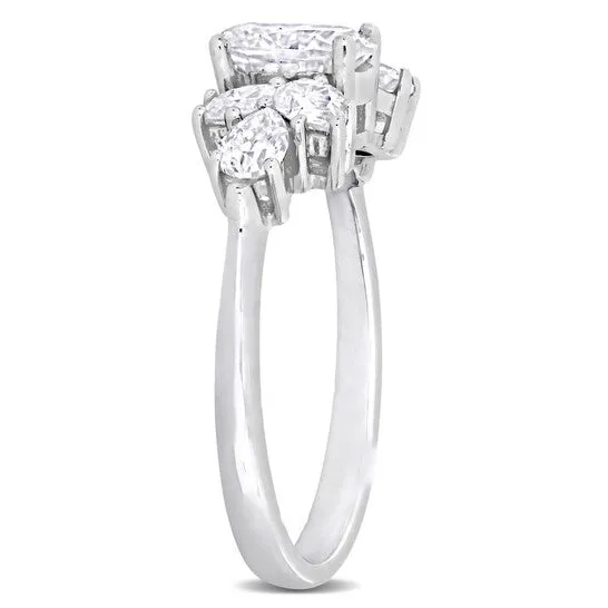 Rings JMS always Original Amour 2 CT TGW Created MoissaniteWhite Fashion Ring 10k White Gold