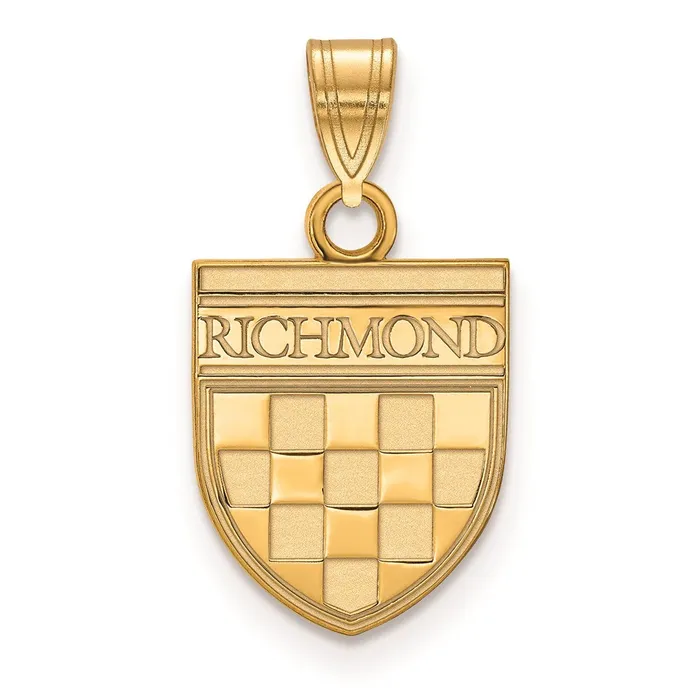 10K Yellow Gold Gold University of Richmond Small Shield Pendant TreasureFineJewelers PreStyled Sets