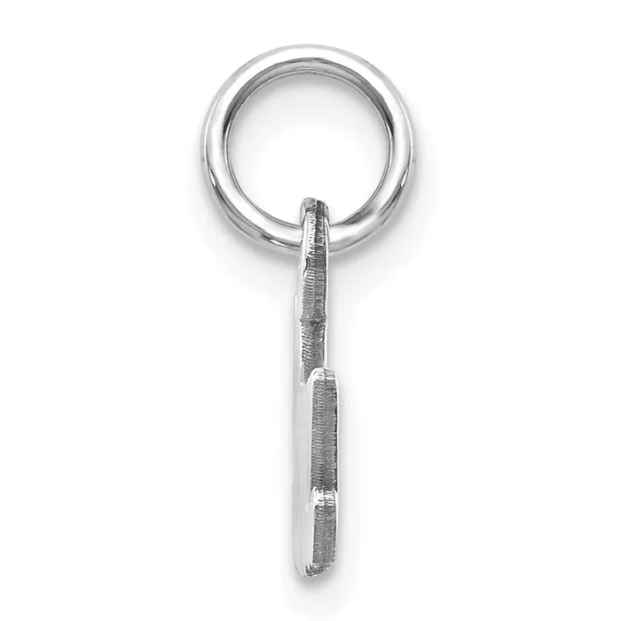 Charm Necklaces TreasureFineJewelers 14k White Gold Satin NANA Charm