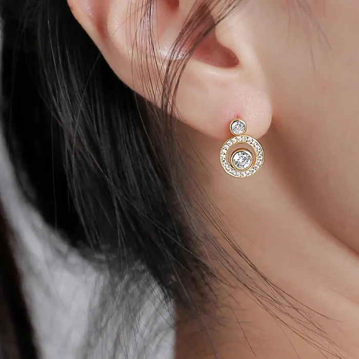 Earrings Trendolla Jewelry Star Track Earrings Orbit Collection by Parastoo Behzad