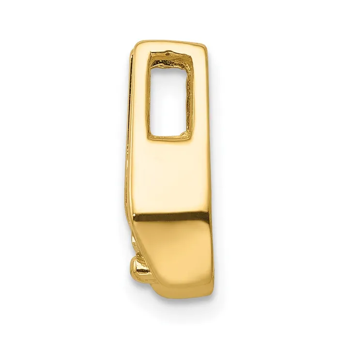 PreStyled Sets TreasureFineJewelers 14k Yellow Gold 475mm AAA Diamond Slide