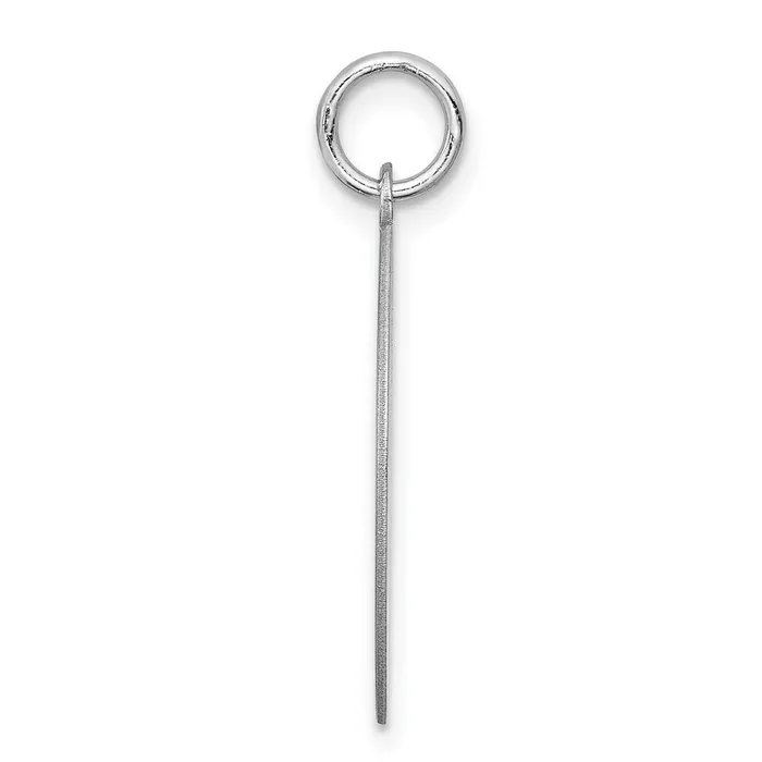 Rings TreasureFineJewelers Sterling Silver Rhodiumplated German Shorthaired Pointer Disc Charm