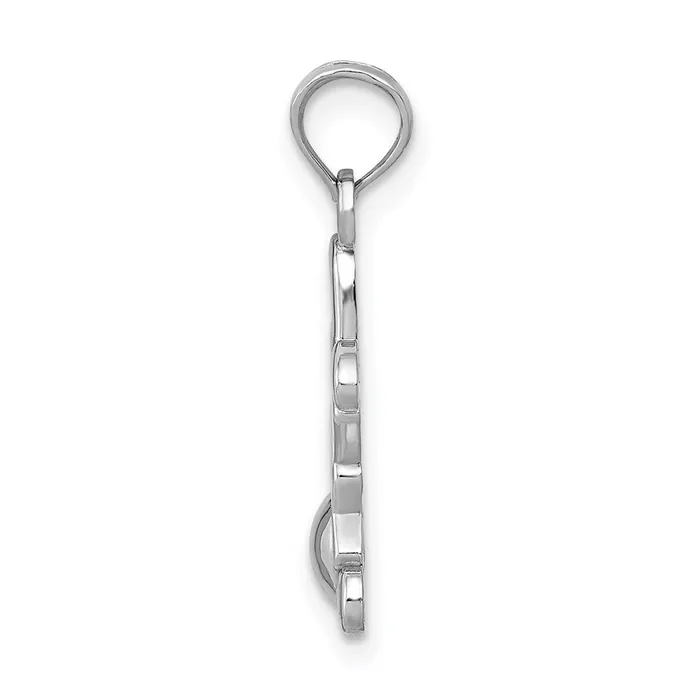 TreasureFineJewelers Necklaces 14K White Gold Little Boy Pendant