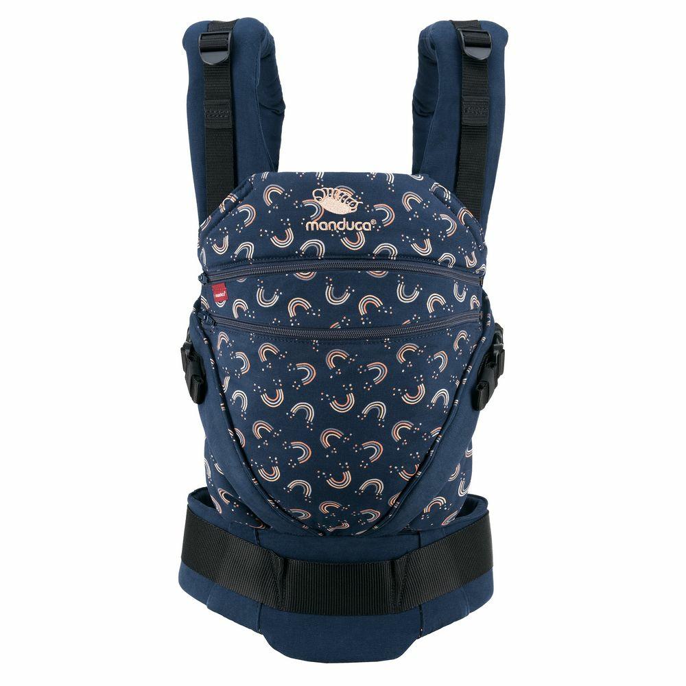 Babytragen & Tragetücher |   Babytrage Xt Für Neugeborene Ab 3,5 Kg – 20 Kg Mit 3 Tragepositionen Aus 100% Bio-Baumwolle – Rainbownight – Navy Print Babytragen & Tragetücher Babytragen & Tragetücher