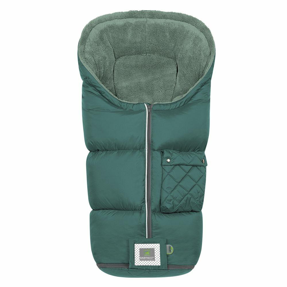 Fußsäcke |   Fleece-Fußsack Gino-Cs Für Kinderwagen, Sportwagen & Buggy – Cosy Green – Kollektion 2023 Fußsäcke Fußsäcke