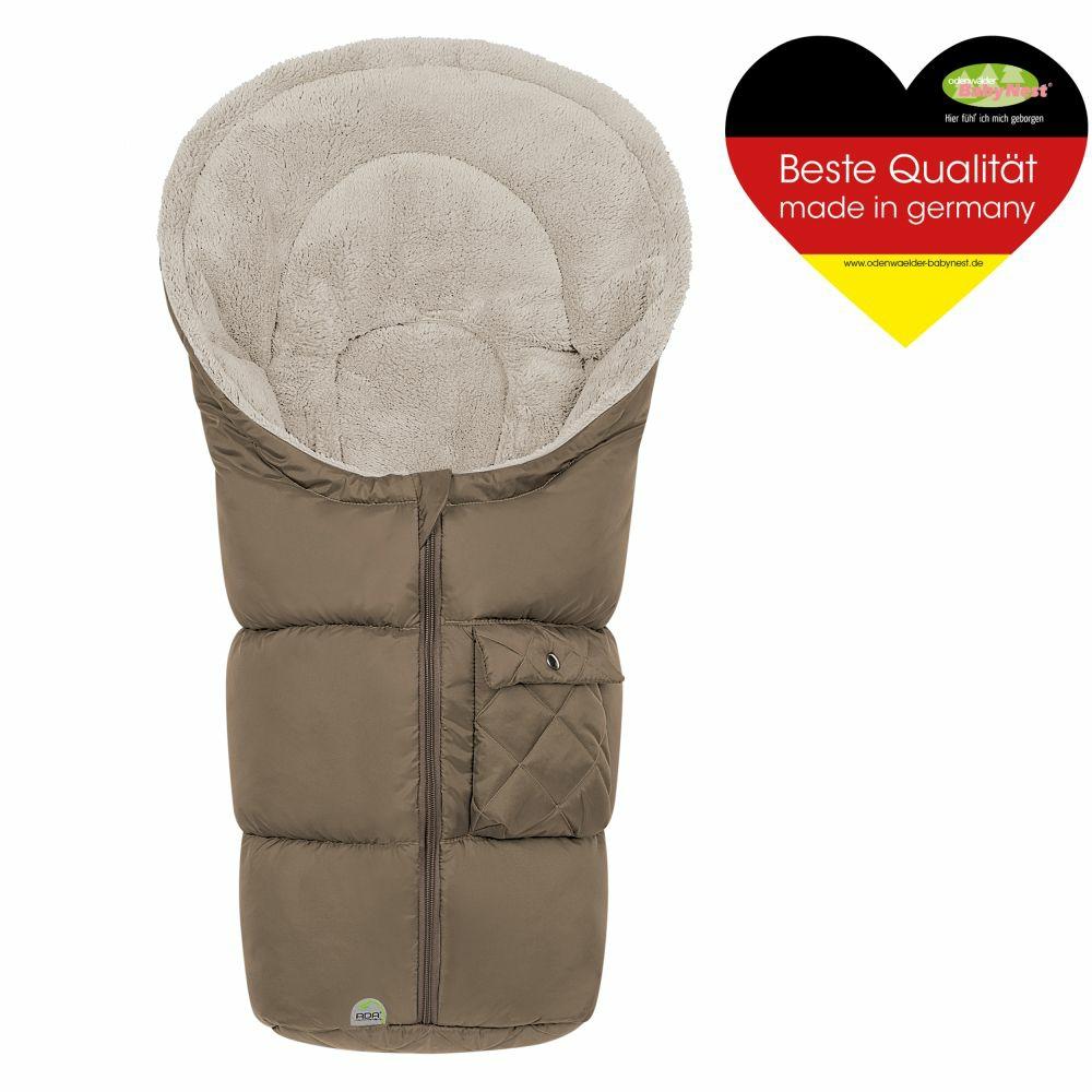 Fußsäcke |   Fleece-Fußsack Gino Für Babyschalen & Babywannen – Dark Wood – Kollektion 2023 Fußsäcke Fußsäcke