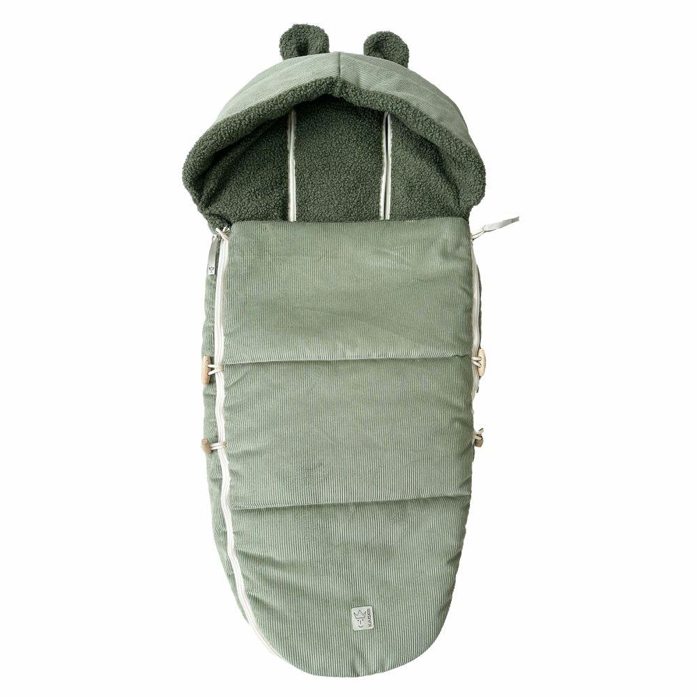 Fußsäcke |   Fleece-Fußsack Hau Kea Für Kinderwagen & Buggy – Mineral Green Fußsäcke Fußsäcke