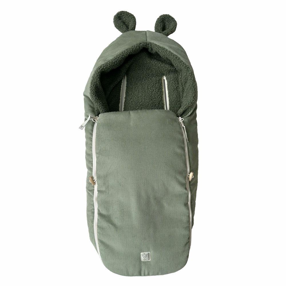 Fußsäcke |   Fleece-Fußsack Hima Für Babyschalen & Babywannen – Mineral Green Fußsäcke Fußsäcke