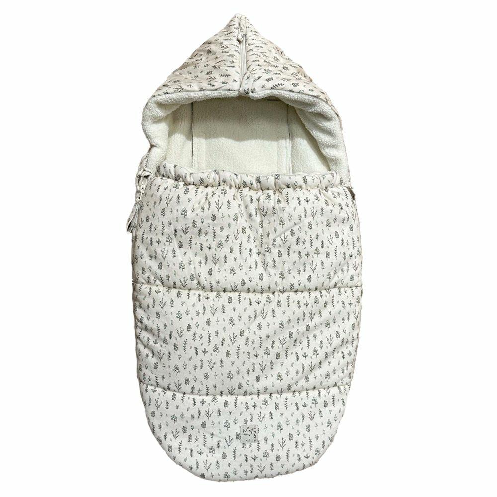 Fußsäcke |   Fleece-Fußsack Jersey Hood Für Babyschalen & Babywannen – Leave Fußsäcke Fußsäcke