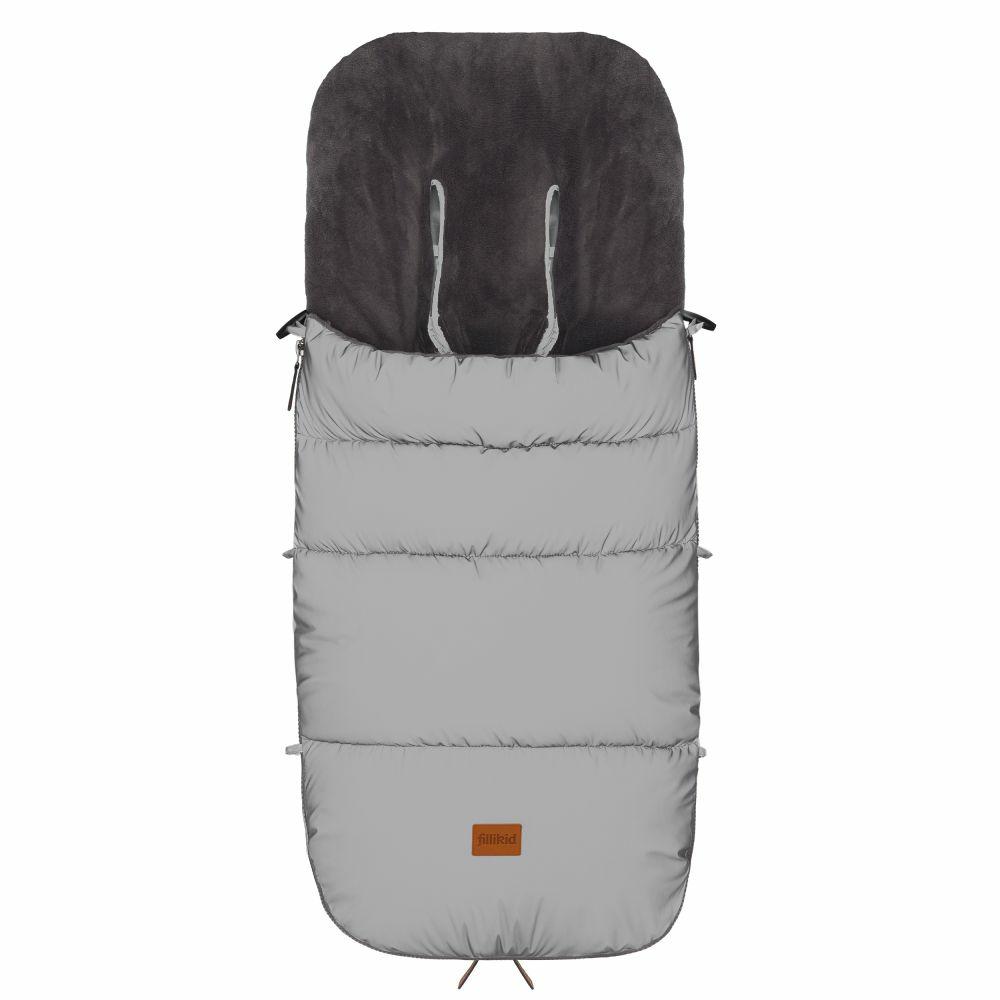 Fußsäcke |   Fleece-Fußsack Kinley Reflect Mit Reflektierendem Außenmaterial Für Buggy, Sport- Und Kinderwagen – Silber – Kollektion 2024 Fußsäcke Fußsäcke