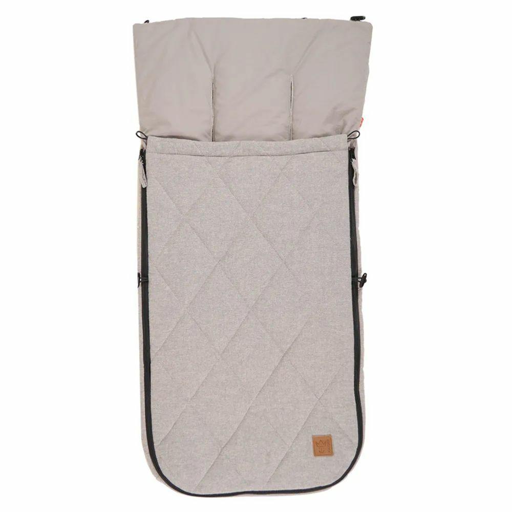 Fußsäcke |   Sommer-Fußsack Nikko – Light Grey Melange Fußsäcke Fußsäcke