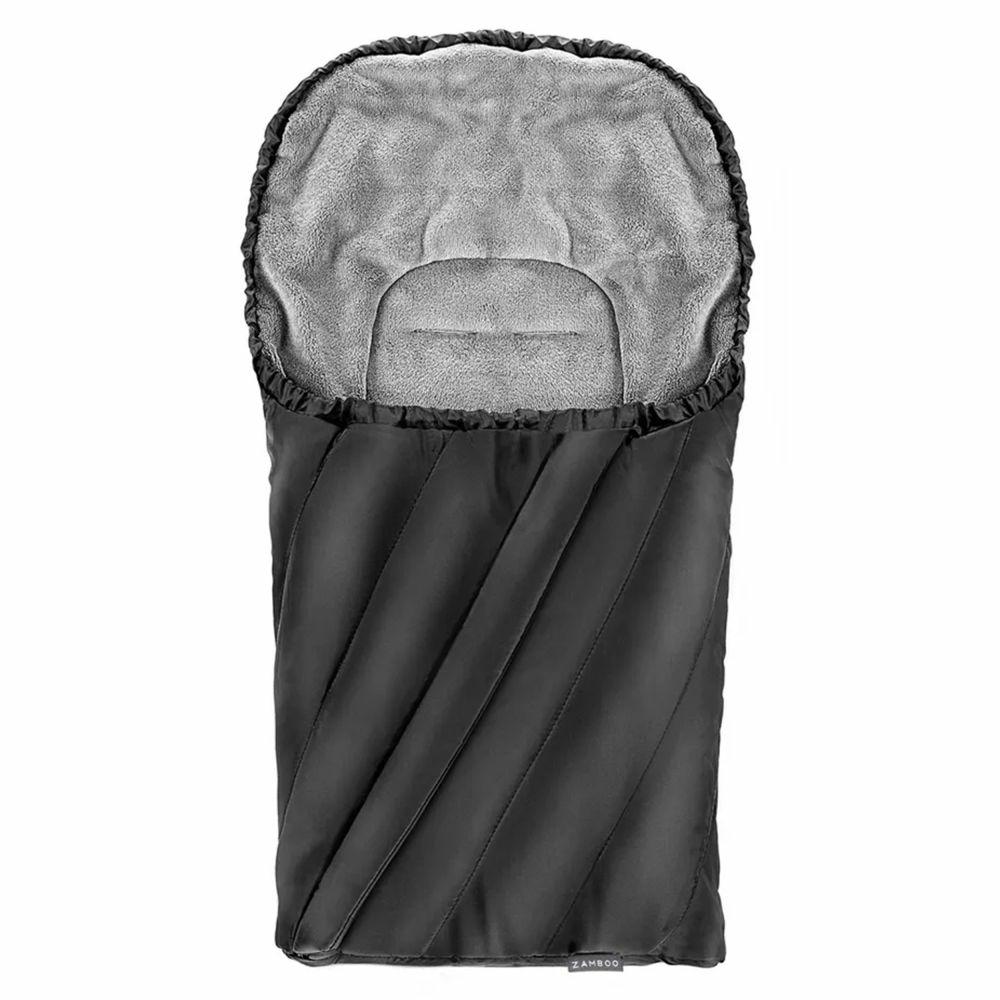 Fußsäcke |   Winter Fußsack Deluxe Für Babyschale (Maxi-Cosi, Römer, Abc Design, Cybex U.V.M.) – Schwarz Grau Fußsäcke Fußsäcke