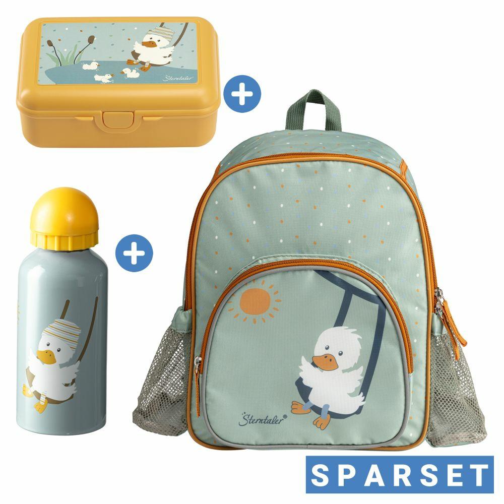 Kinderkoffer & Kindertaschen |   3Er Set Rucksack, Brotdose & Trinkflasche – Ente Edda Kinderkoffer & Kindertaschen Kinderkoffer & Kindertaschen