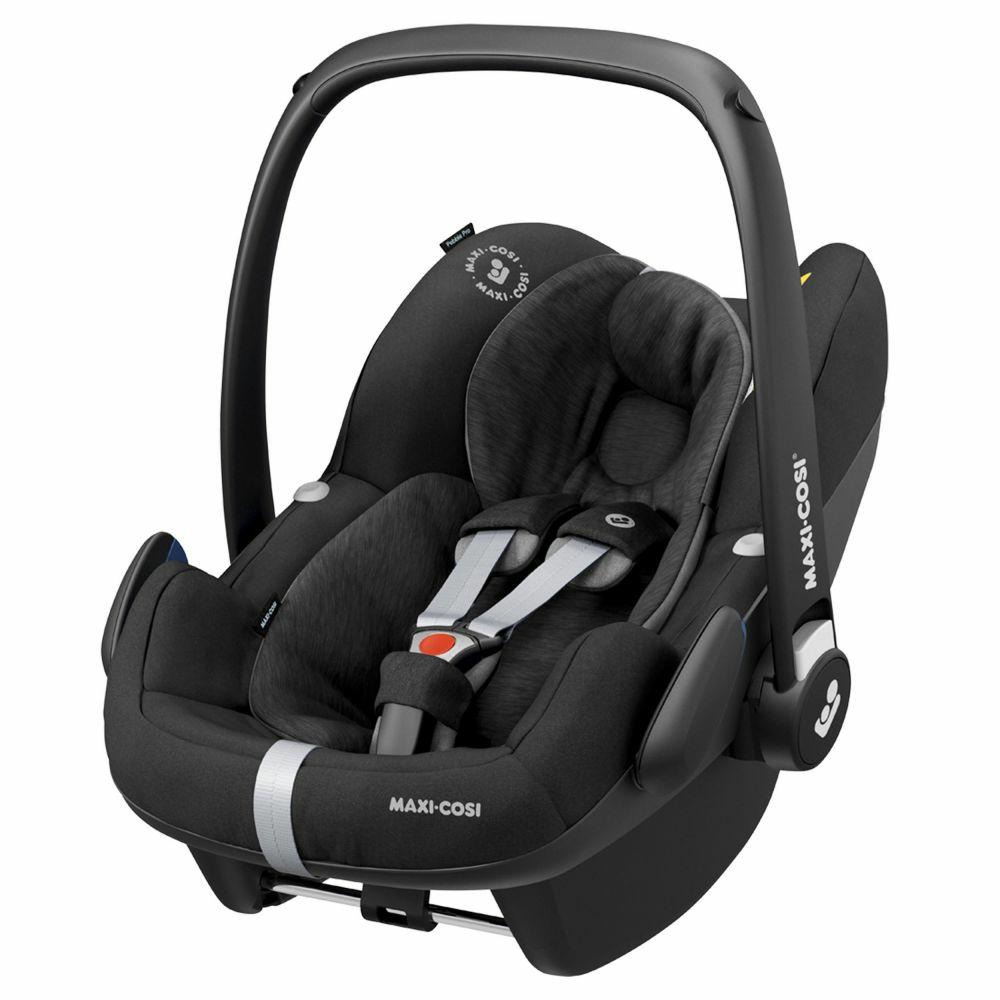 Kindersitze |   Babyschale Pebble Pro I-Size Ab Geburt – 12 Monate (45-75 Cm) & Sitzverkleinerer, Sonnenverdeck – Essential Black – Kollektion 2024 Kindersitze Kindersitze