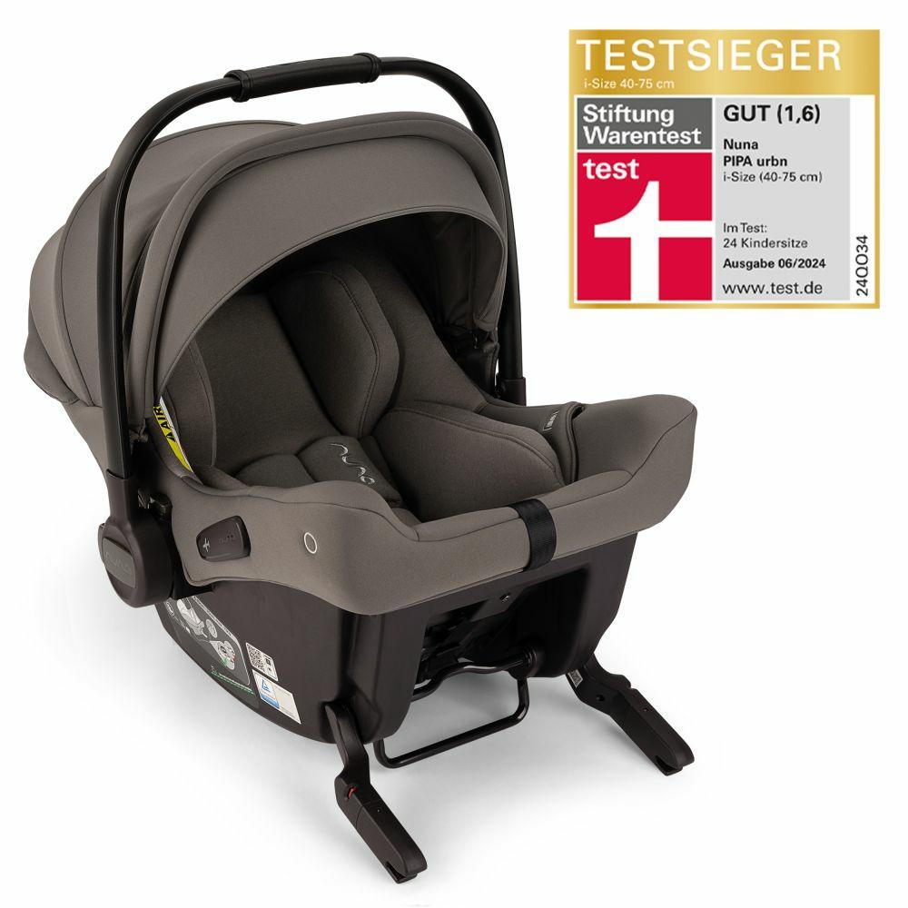 Kindersitze |   Babyschale Pipa Urbn R 129 Ab Geburt Bis 13 Kg (40 Cm – 75 Cm) Mit Isofix Inkl. Sitzverkleinerer & Sonnenverdeck Nur 3,3 Kg – Granite Kindersitze Caviar