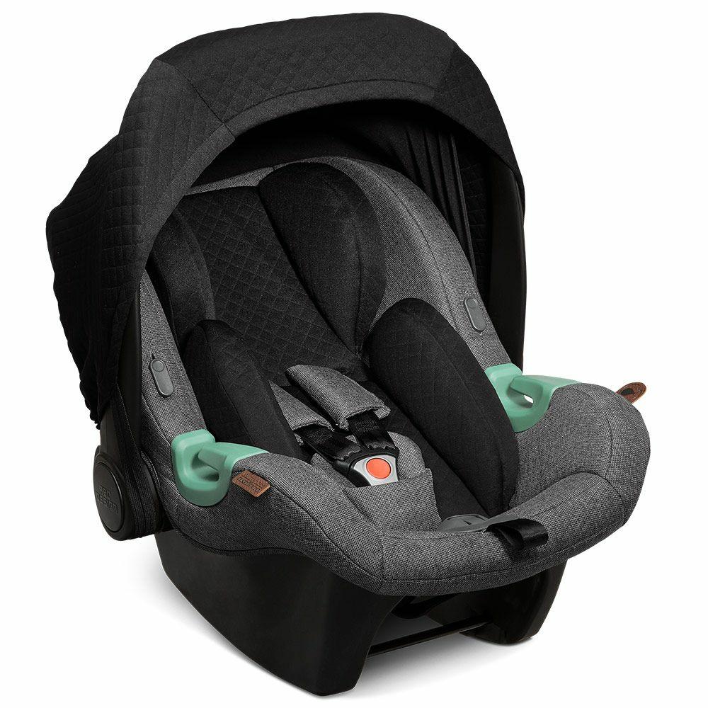 Kindersitze |   Babyschale Tulip Inkl. Zusatzverdeck (Autositz Gruppe 0+) – Diamond Edition – Asphalt Kindersitze Kindersitze