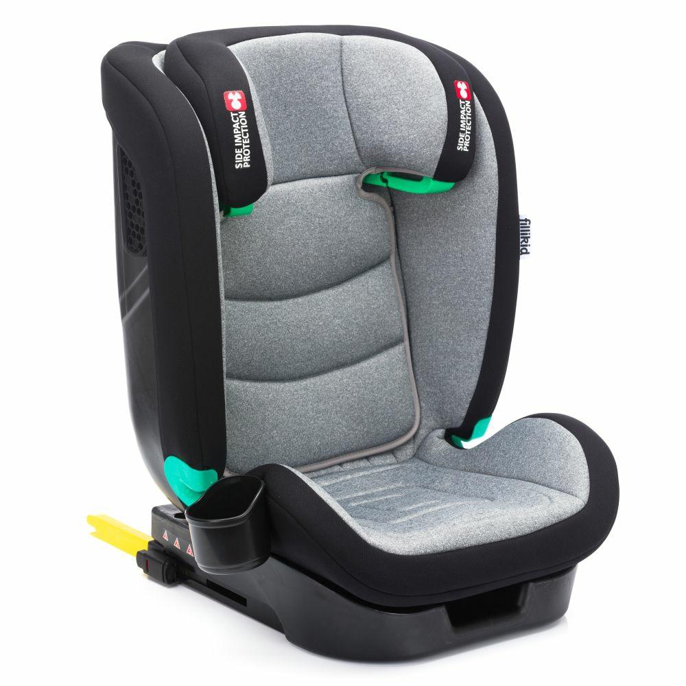 Kindersitze |   Kindersitz Elli Pro I-Size Ab 3 Jahre – 12 Jahre (100 Cm – 150 Cm) Mit Isofix & Getränkehalter – Grau Kindersitze Kindersitze