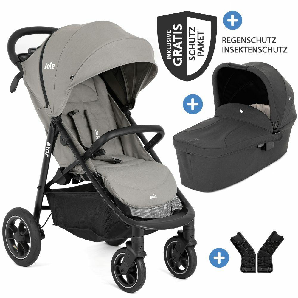 Kinderwagen |   2In1 Kombi-Kinderwagen-Set Litetrax Pro Air Bis 22 Kg Belastbar Mit Luftreifen, Schieber-Ablagefach, Babywanne Ramble, Adapter & Zubehör Paket – Pebble – Kollektion 2024 Kinderwagen Kinderwagen