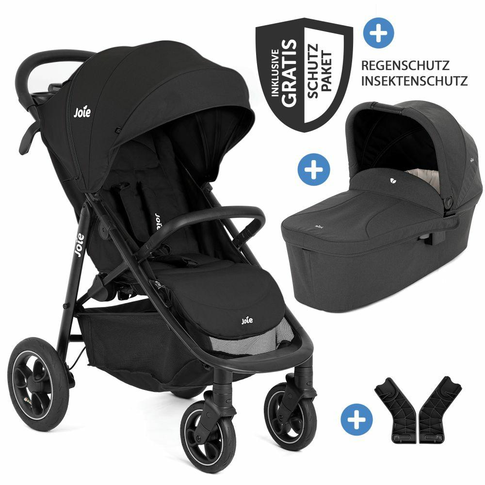 Kinderwagen |   2In1 Kombi-Kinderwagen-Set Litetrax Pro Air Bis 22 Kg Belastbar Mit Luftreifen, Schieber-Ablagefach, Babywanne Ramble, Adapter & Zubehör Paket – Shale – Kollektion 2024 Kinderwagen Kinderwagen