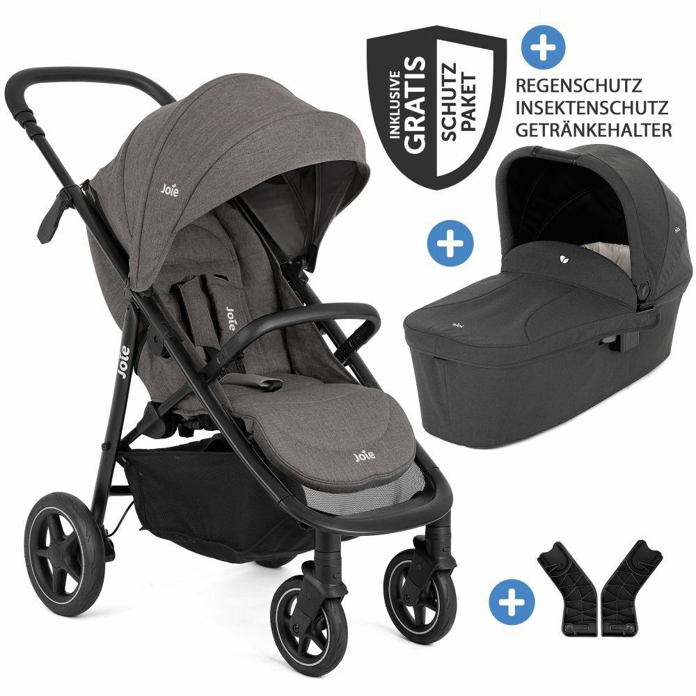 Kinderwagen |   2In1 Kombi-Kinderwagen-Set Mytrax Pro Bis 22 Kg Belastbar Mit Teleskopschieber, Getränkehalter, Babywanne Ramble, Adapter & Zubehör Paket – Thunder – Kollektion 2024 Kinderwagen Kinderwagen