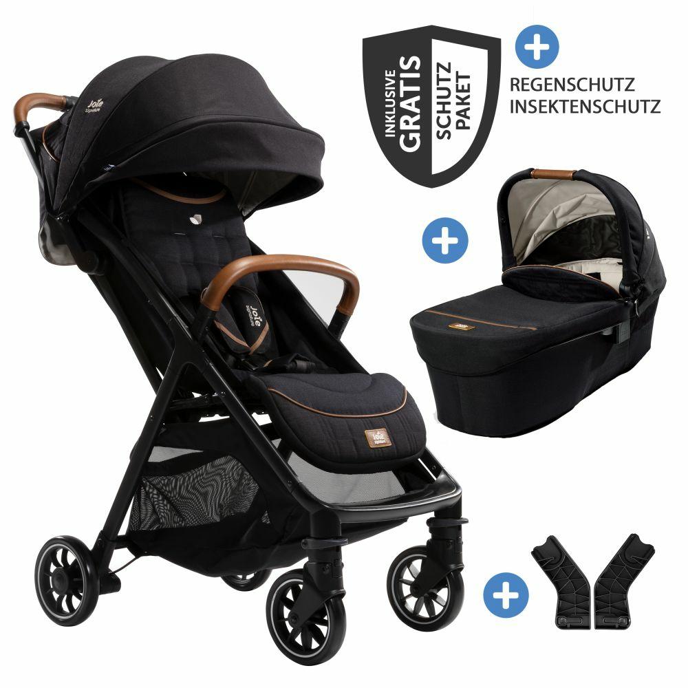 Kinderwagen |   2In1 Kombi-Kinderwagen-Set Parcel Bis 22 Kg Belastbar Mit Liegefunktion, Babywanne Ramble Xl, Adapter, Regenschutz, Insektenschutz & Transporttasche – Signature – Eclipse – Kollektion 2024 Kinderwagen Kinderwagen