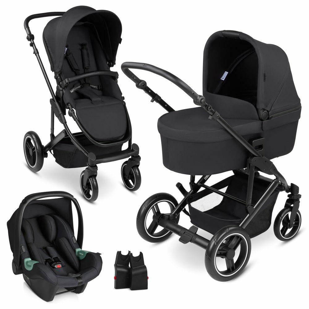 Kinderwagen |   3In1 Kinderwagen-Set Catania 4 – Circle Edition – Inkl. Babyschale Tulip, Babywanne, Sportwagen Und Zubehör – Night Kinderwagen Kinderwagen