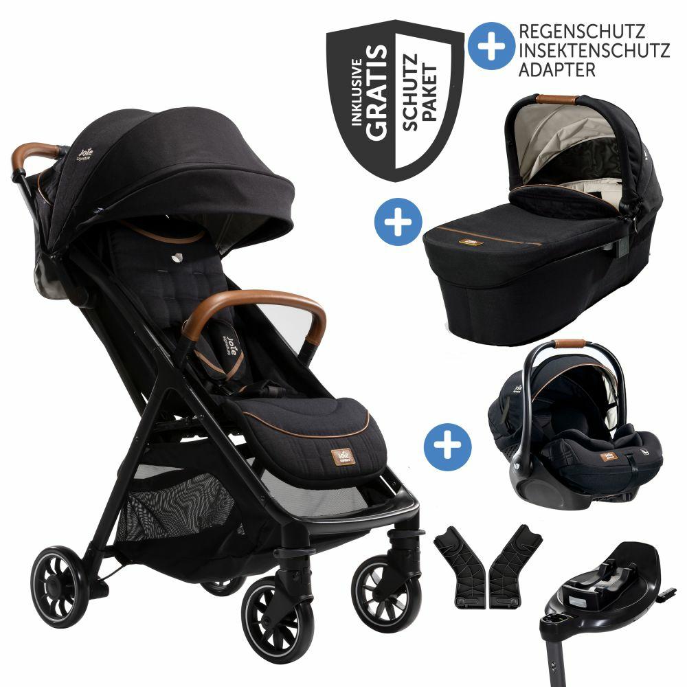 Kinderwagen |   4In1 Kombi-Kinderwagen-Set Parcel Bis 22 Kg Belastbar Mit Liegefunktion, Babyschale I-Level-Recline, Babywanne Ramble Xl, Adapter, Isofix-Basis, Transporttasche & Zubehör-Paket – Signature – Eclipse – Kollektion 2024 Kinderwagen Kinderwagen