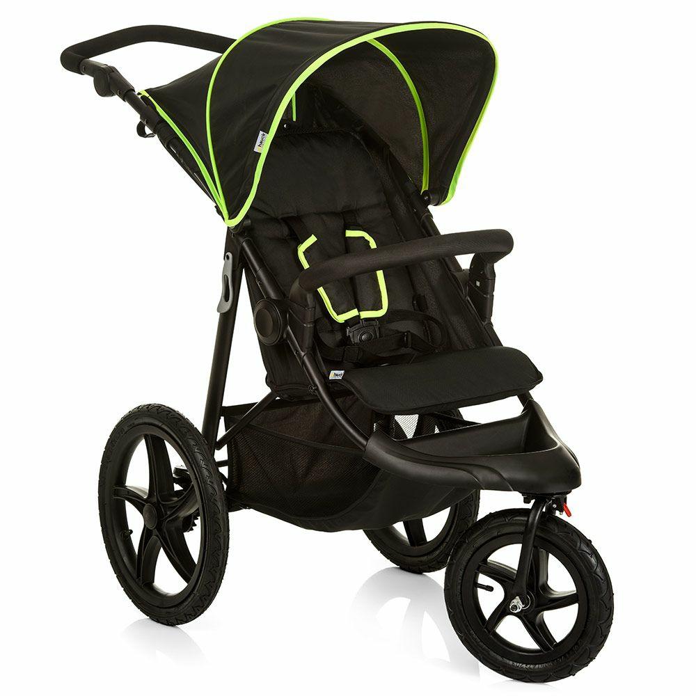 Kinderwagen |   Buggy & Jogger Runner Mit Luftreifen – Black Neon Yellow Kinderwagen Kinderwagen