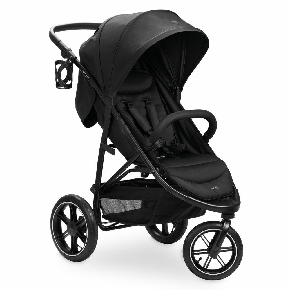 Kinderwagen |   Buggy Rapid 3 Air (Bis 25 Kg) – Mit Luftreifen, Liegefunktion Und Xl Verdeck – Black Kinderwagen Kinderwagen