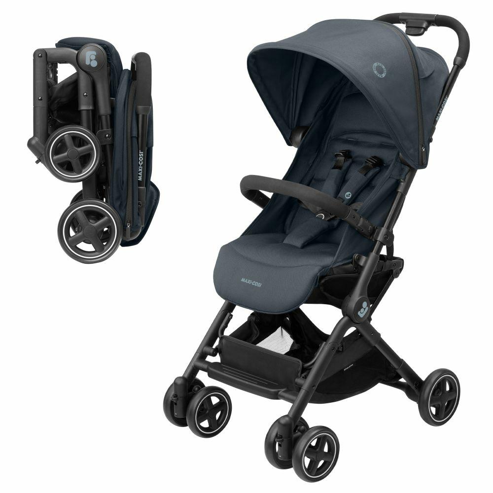 Kinderwagen |   Buggy & Reisebuggy Lara² Mit Automatik-Faltung, Liegeposition, Bis 22 Kg, Nur 6,3 Kg – Essential Graphite – Kollektion 2024 Kinderwagen Kinderwagen