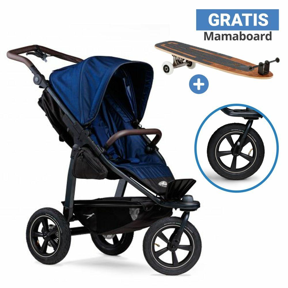 Kinderwagen |   Buggy & Sportkinderwagen Mono 2 Mit Luftreifen Inkl. Gratis Mamaboard – Mit Sportsitz Bis 34 Kg – Marine – Kollektion 2024 Kinderwagen Kinderwagen