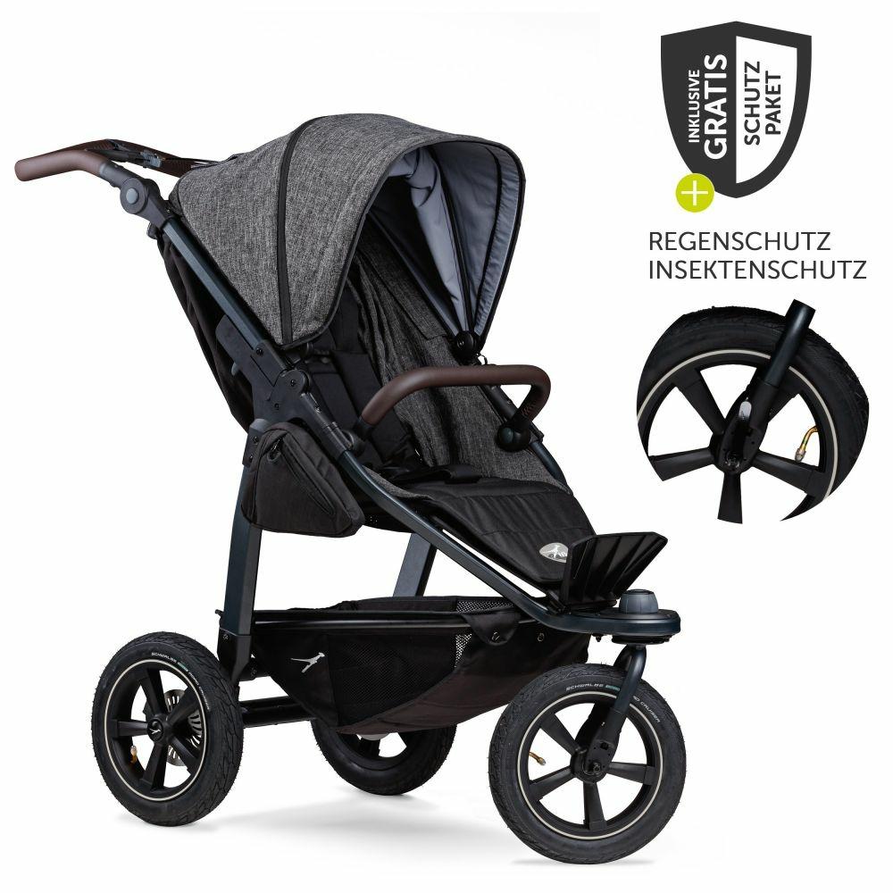 Kinderwagen |   Buggy & Sportkinderwagen Mono 2 Mit Luftreifen Inkl. Sportsitz Bis 34 Kg + Xxl-Zamboo Zubehörpaket – Premium Anthrazit – Kollektion 2024 Kinderwagen Kinderwagen