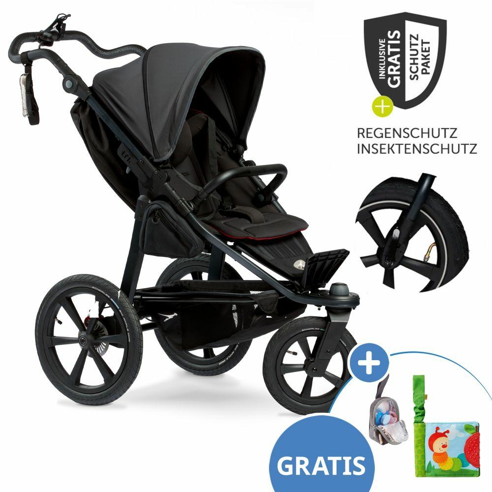 Kinderwagen |   Buggy & Sportkinderwagen Pro Mit Luftreifen Inkl. Sportsitz Bis 34 Kg Inkl. Handyhalter, Getränkeflasche, Schnullertasche, Buggybuch & Xxl Zubehörpaket – Anthrazit Kinderwagen Kinderwagen