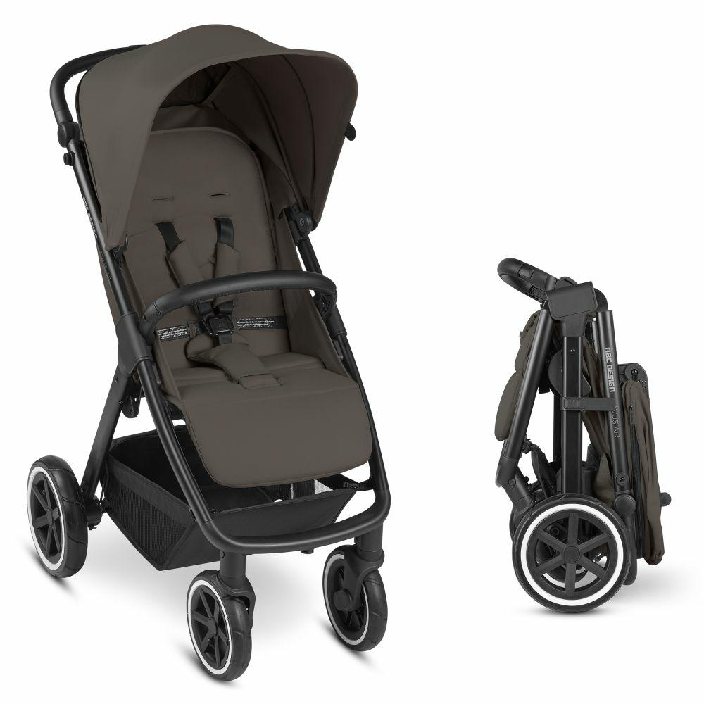 Kinderwagen |   Buggy & Sportwagen Avus Air Mit Lufträdern – Einhand-Faltung Und Höhenverstellbarem Schieber (Bis 25 Kg Belastbar) – Cloud – Kollektion 2024 Kinderwagen Kinderwagen