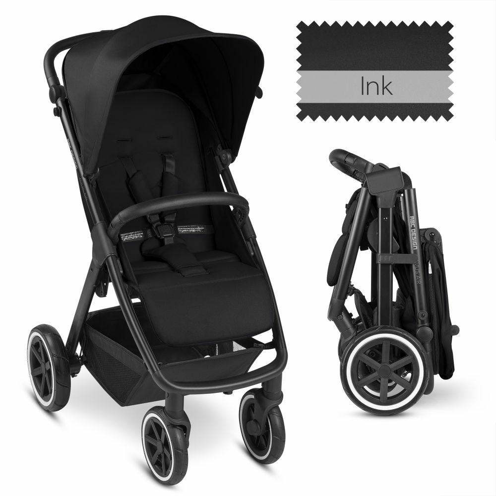 Kinderwagen |   Buggy & Sportwagen Avus Air Mit Lufträdern – Einhand-Faltung Und Höhenverstellbarem Schieber (Bis 25 Kg Belastbar) – Ink – Kollektion 2024 Kinderwagen Kinderwagen