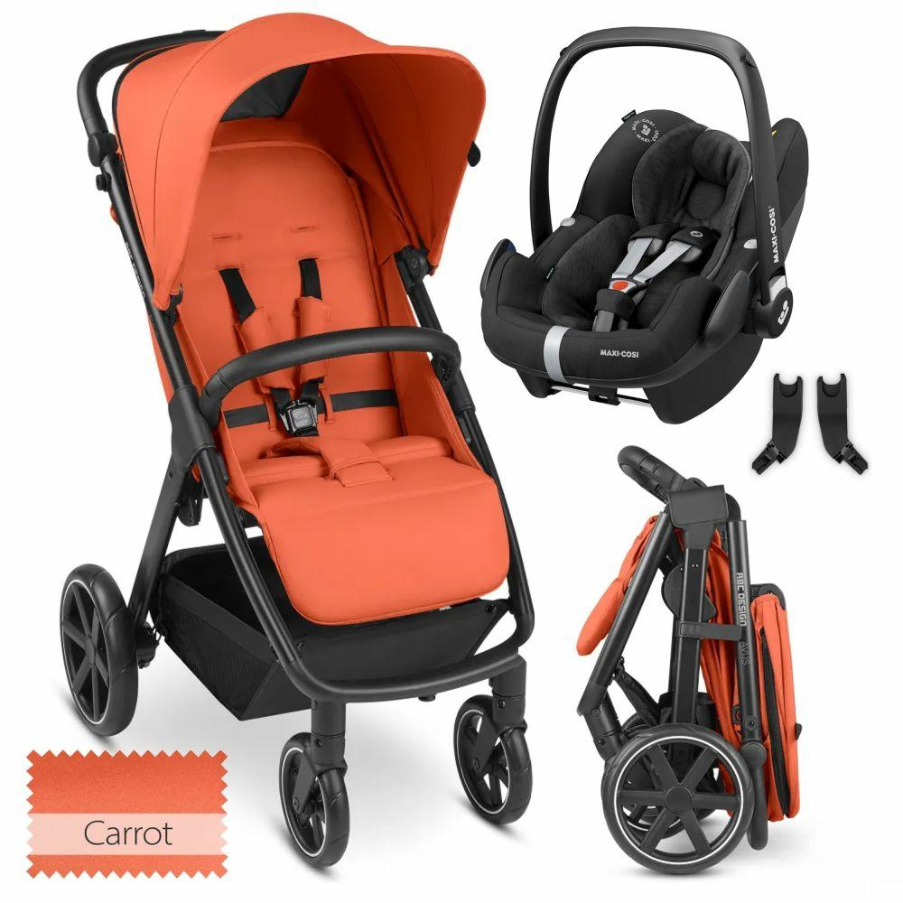 Kinderwagen |   Buggy & Sportwagen Avus Inkl. Autositz Pebble Pro Mit Einhand-Faltung Und Höhenverstellbarem Schieber (Bis 25 Kg Belastbar) – Carrot Kinderwagen Carrot