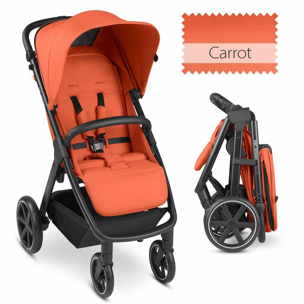 Kinderwagen |   Buggy & Sportwagen Avus Mit Einhand-Faltung Und Höhenverstellbarem Schieber (Bis 25 Kg Belastbar) – Carrot – Kollektion 2024 Kinderwagen Kinderwagen