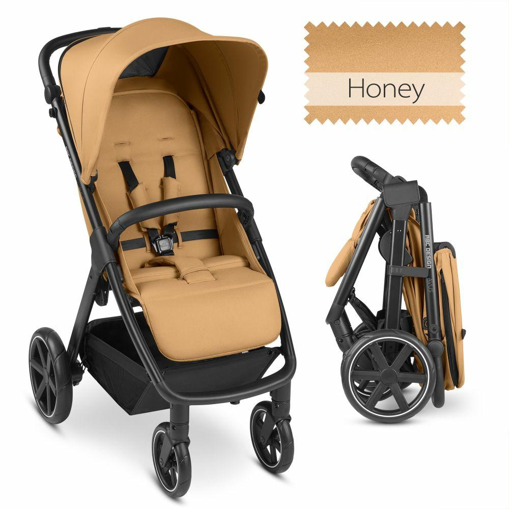 Kinderwagen |   Buggy & Sportwagen Avus Mit Einhand-Faltung Und Höhenverstellbarem Schieber (Bis 25 Kg Belastbar) – Honey – Kollektion 2024 Kinderwagen Kinderwagen