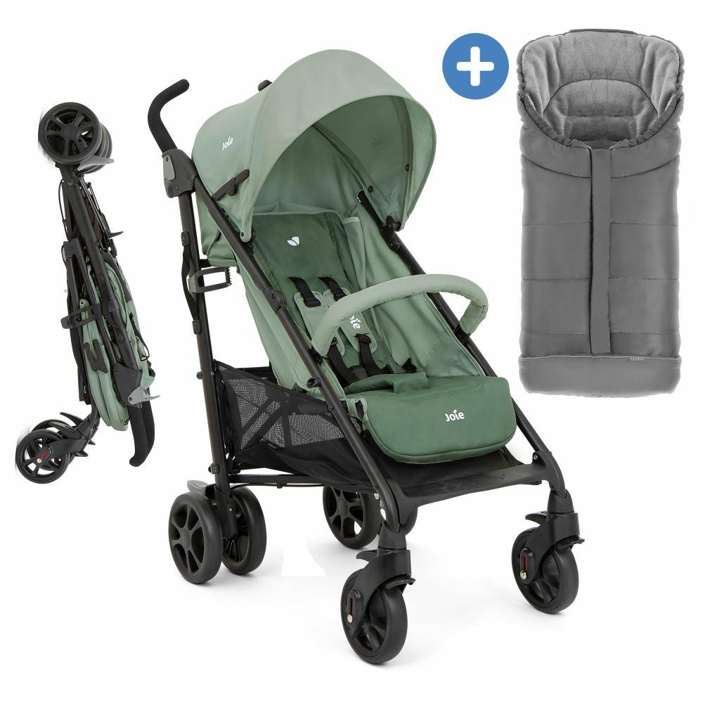 Kinderwagen |   Buggy & Sportwagen Brisk Lx Bis 22 Kg Belastbar Mit Liegefunktion, Einhand-Faltung Inkl. Fußsack 3M – Laurel – Kollektion 2024 Kinderwagen Kinderwagen