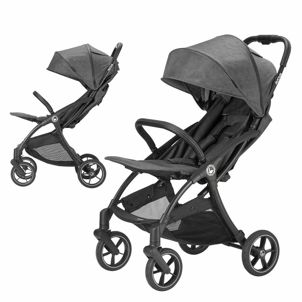 Kinderwagen |   Buggy & Sportwagen City Ranger Mit Auto-Folding Mechanismus Bis 22 Kg Belastbar & Regen- & Insektenschutz – Dolphin Grey – Kollektion 2024 Kinderwagen Kinderwagen