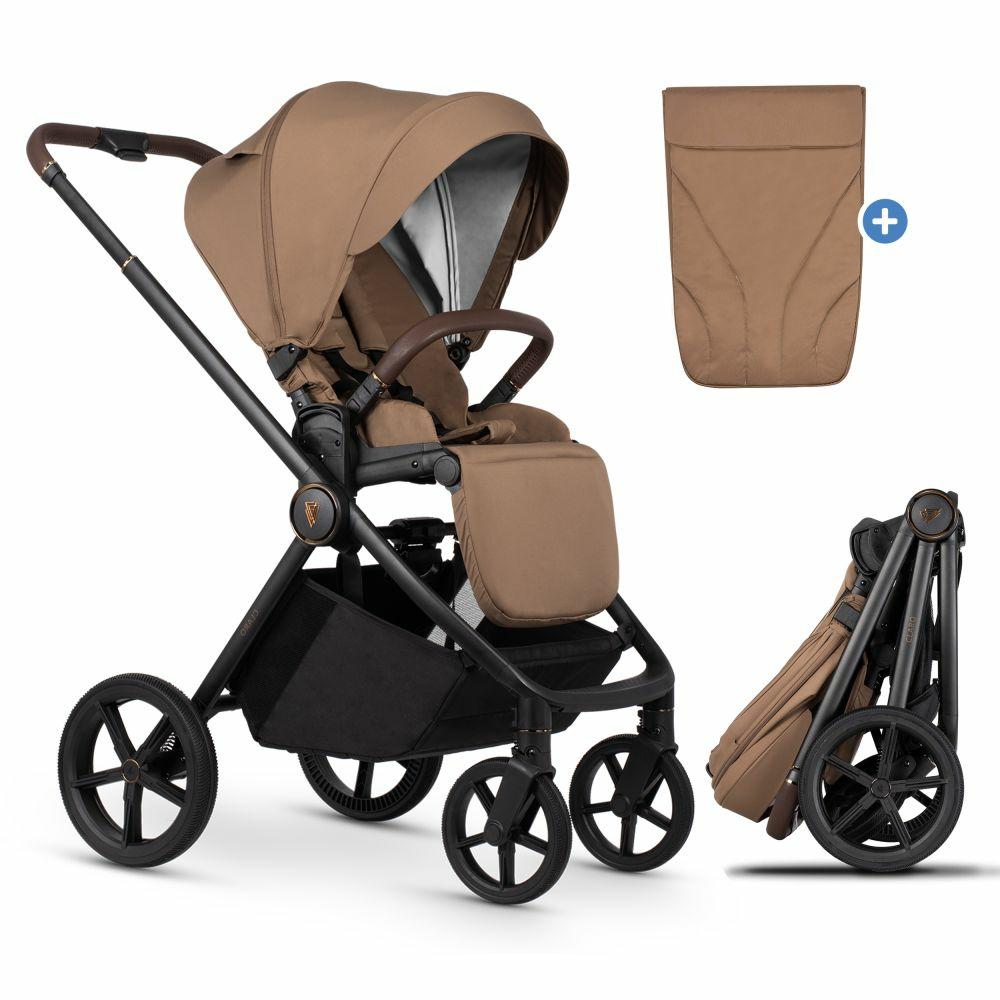 Kinderwagen |   Buggy & Sportwagen Claro Bis 22 Kg Mit Teleskopschieber, Liegeposition Inkl. Beindecke – Caramel Kinderwagen Caramel