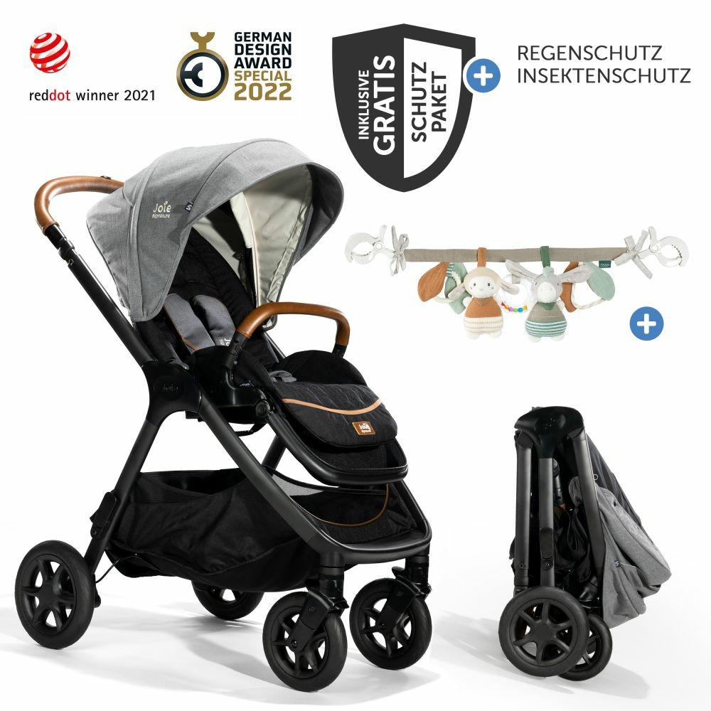 Kinderwagen |   Buggy & Sportwagen Finiti Bis 22 Kg Belastbar Mit Liegeposition, Kinderwagenkette – Teleskopschieber,Sportsitz, Adapter, Rückenpolster, Getränkehalter, Crossbody-Bag & Zubehörpaket – Signature – Carbon Kinderwagen Kinderwagen