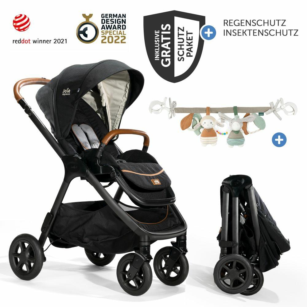 Kinderwagen |   Buggy & Sportwagen Finiti Bis 22 Kg Belastbar Mit Liegeposition, Kinderwagenkette – Teleskopschieber,Sportsitz, Adapter, Rückenpolster, Getränkehalter, Crossbody-Bag & Zubehörpaket – Signature – Eclipse Kinderwagen Kinderwagen