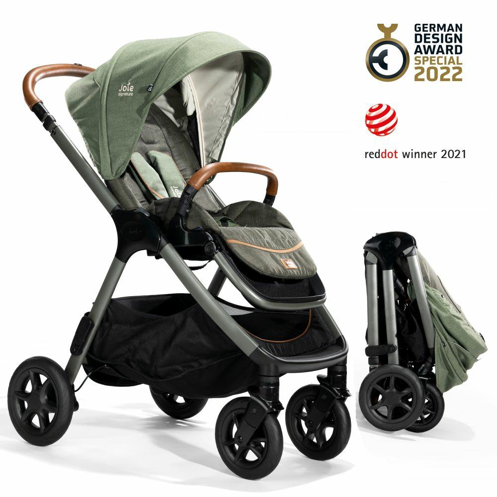 Kinderwagen |   Buggy & Sportwagen Finiti Bis 22 Kg Belastbar Mit Liegeposition, Teleskopschieber, Umsetzbarer Sportsitz Inkl. Regenschutz, Adapter, Rückenpolster, Getränkehalter & Crossbody-Bag – Signature – Pine – Kollektion 2024 Kinderwagen Kinderwagen